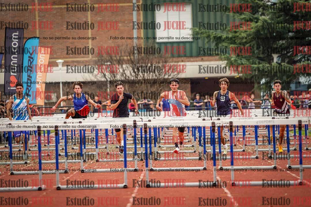 Fotos de los 110 m con vallas de varones - FINAL