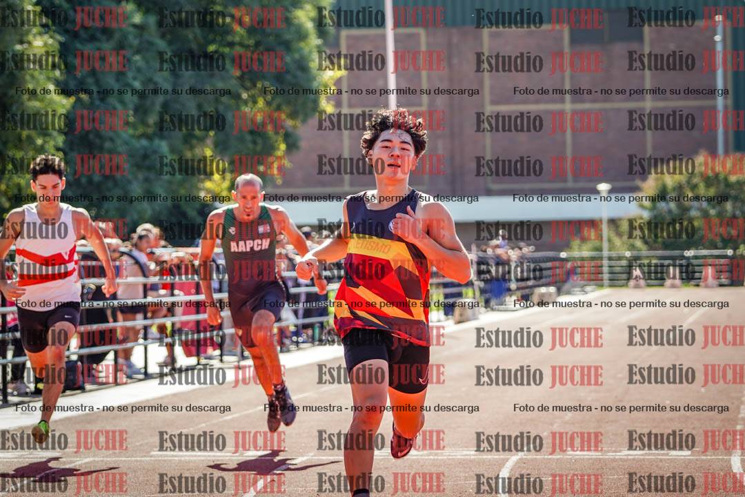 Fotos de los 200 m llanos de varones
