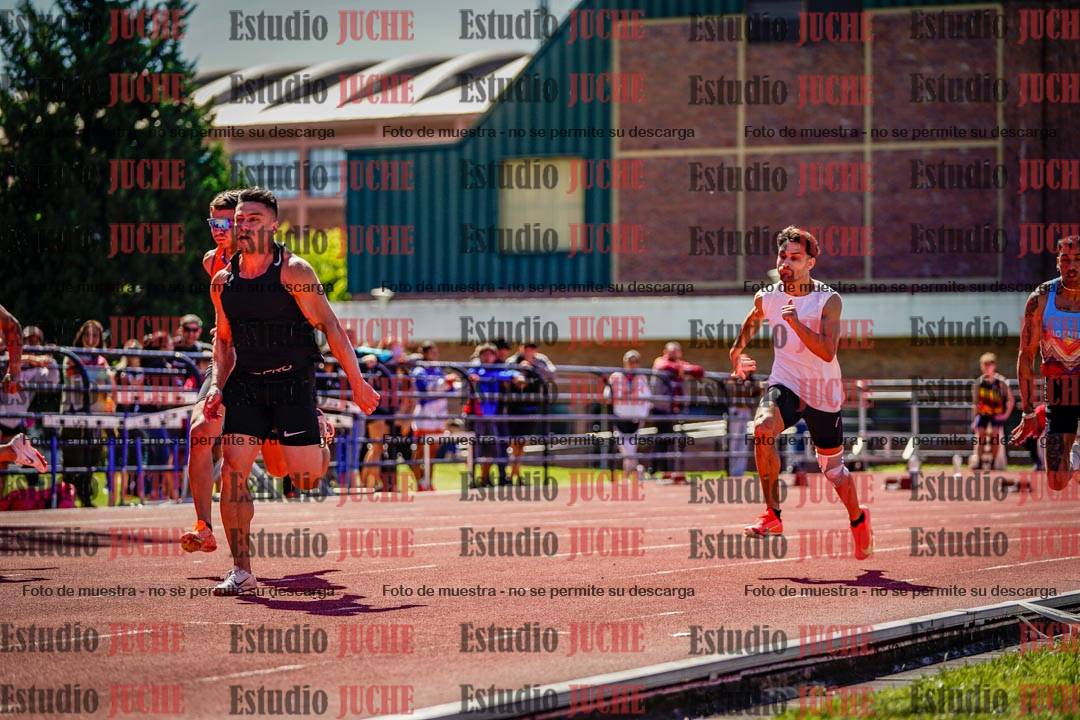 Fotos de los 100 m de varones