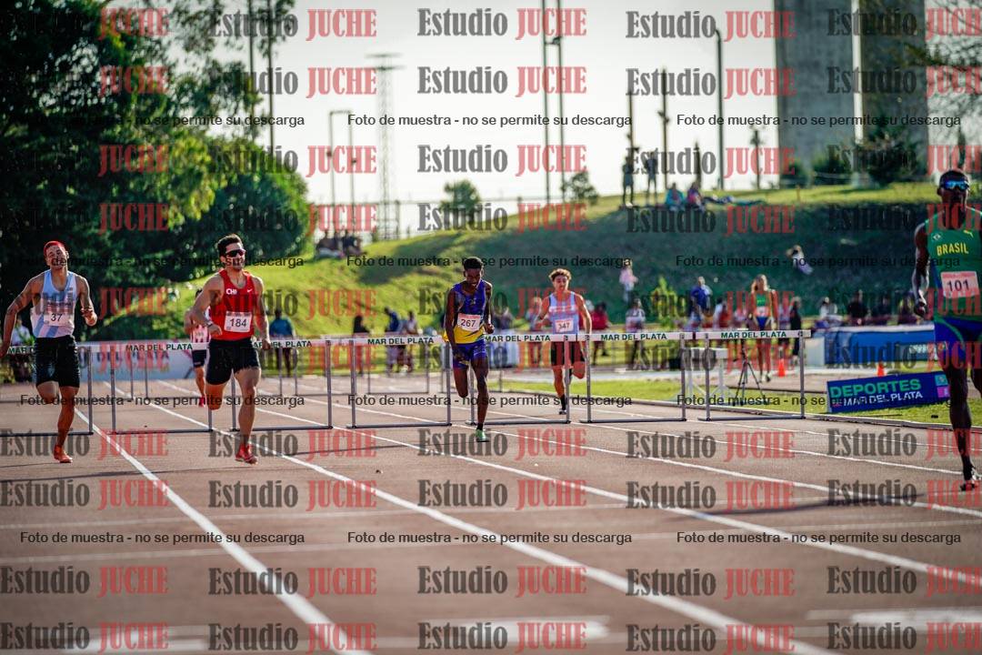 Fotos de los 400 m con vallas de varones