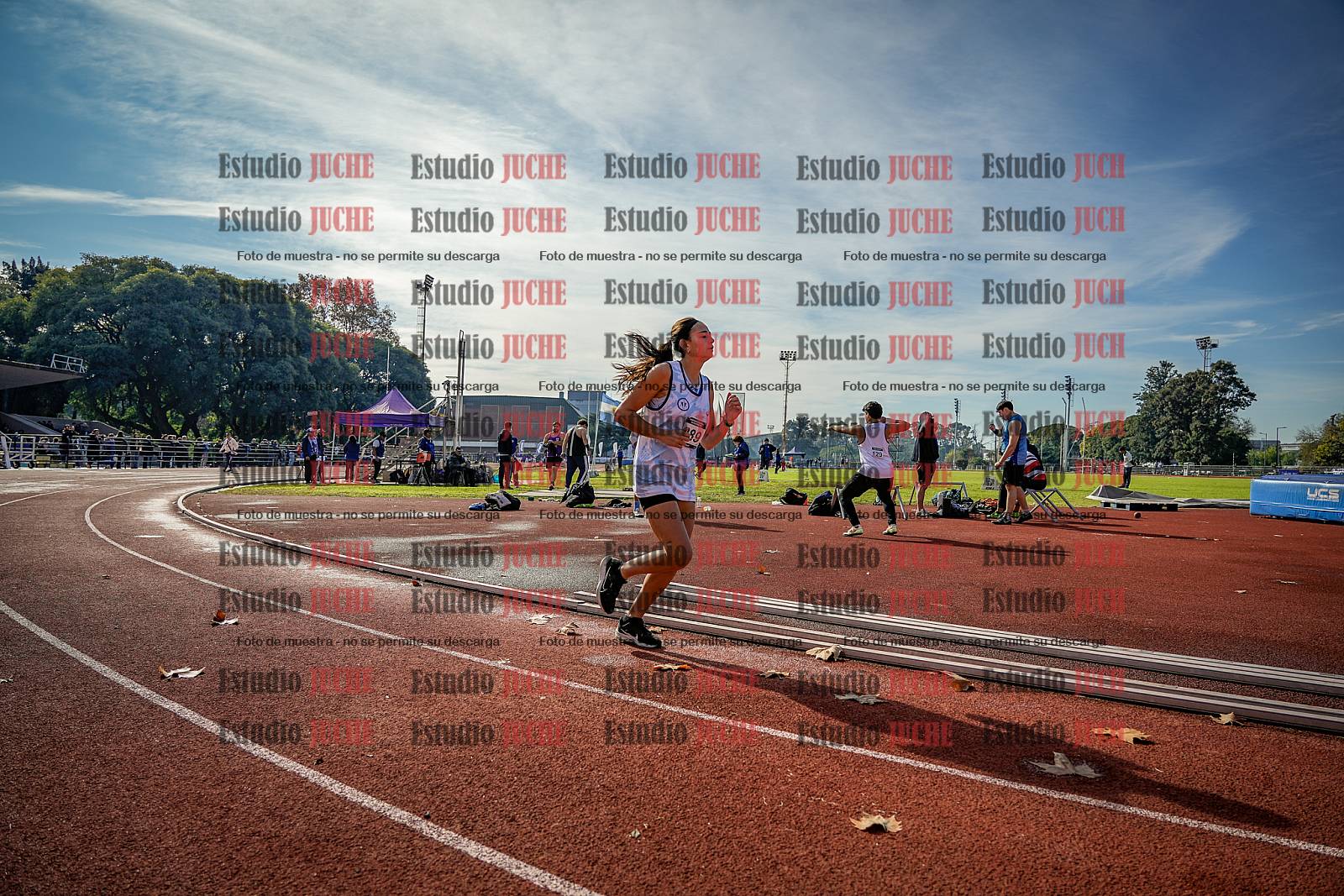 Fotos de los 800 m de mujeres - heptatlón 7