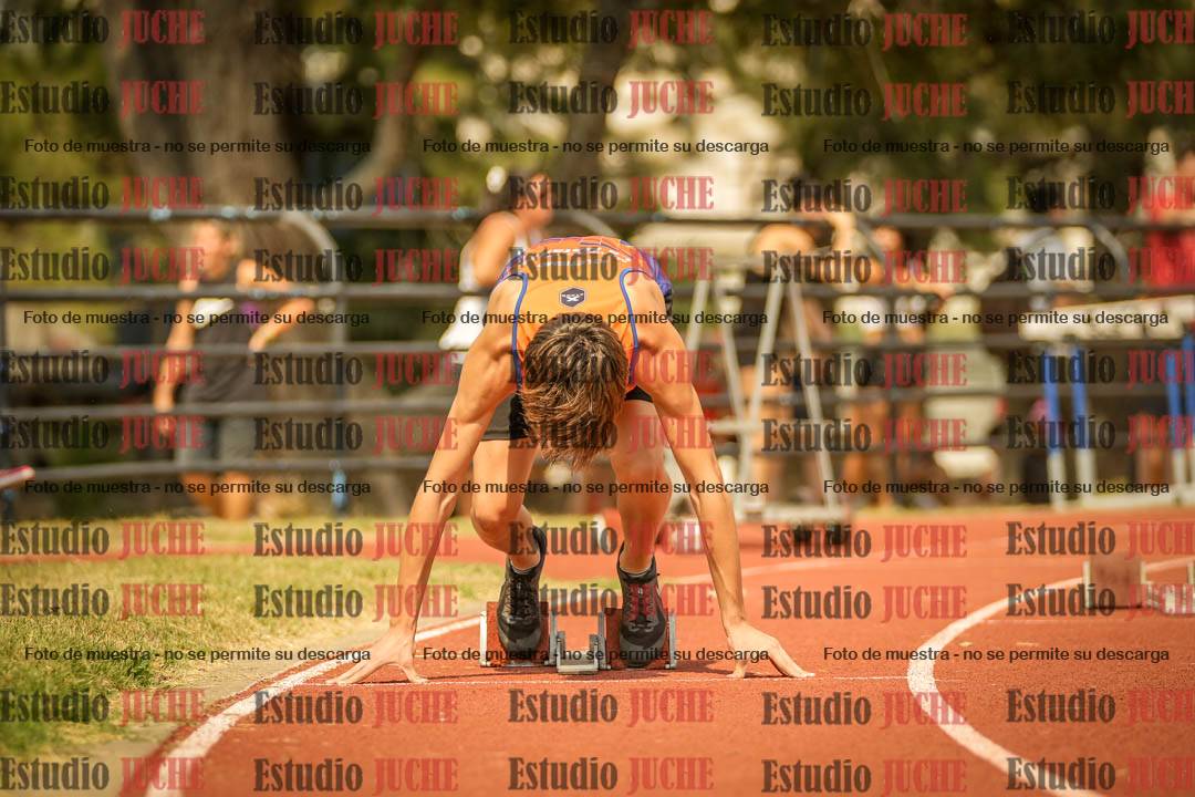Fotos de los 200 m llanos de varones