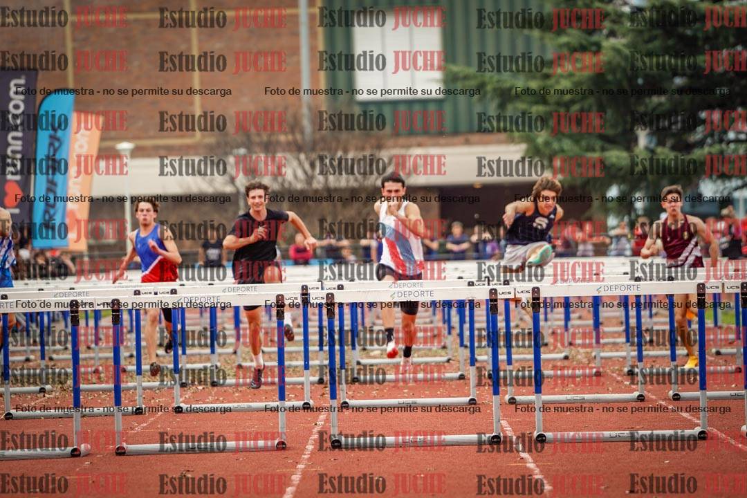 Fotos de los 110 m con vallas de varones - FINAL