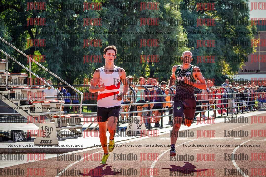 Fotos de los 200 m llanos de varones