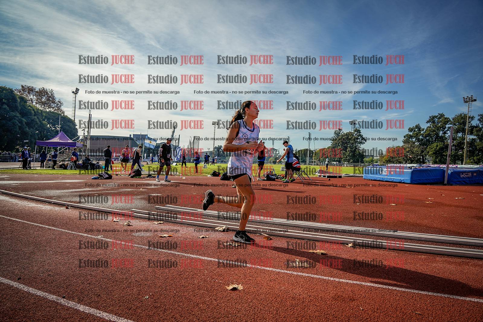 Fotos de los 800 m de mujeres - heptatlón 7