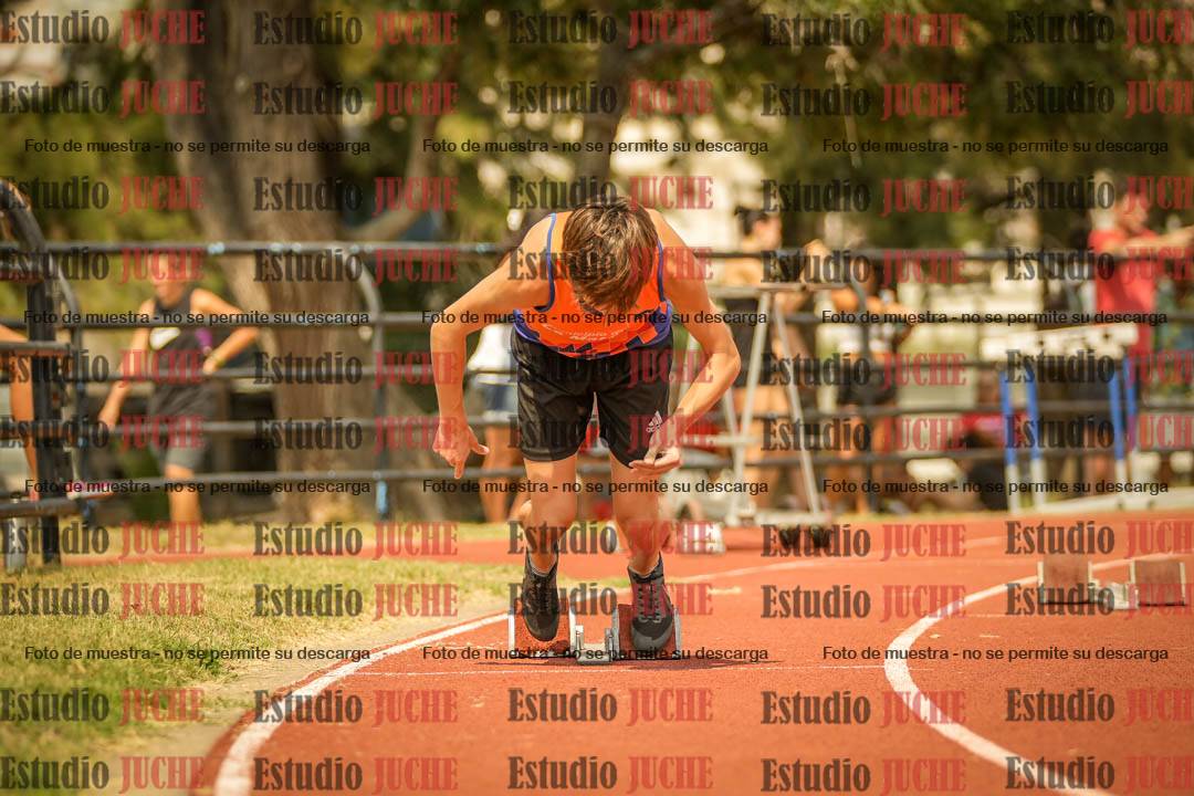 Fotos de los 200 m llanos de varones