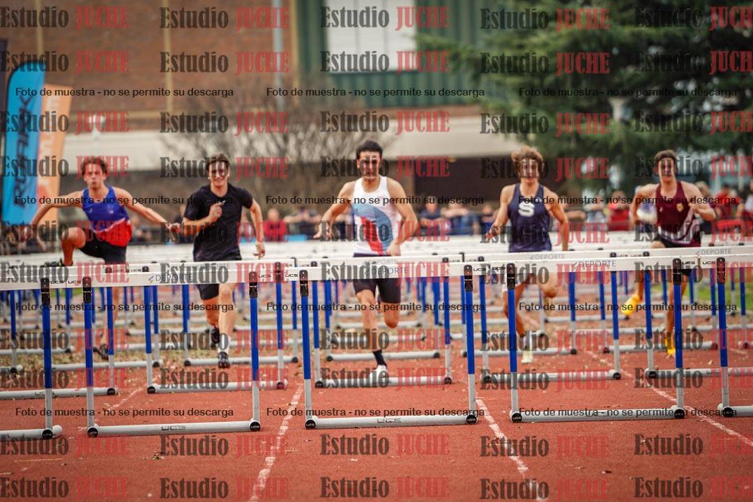 Fotos de los 110 m con vallas de varones - FINAL