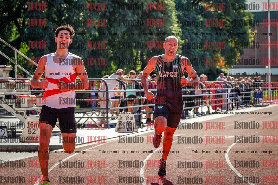 Fotos de los 200 m llanos de varones