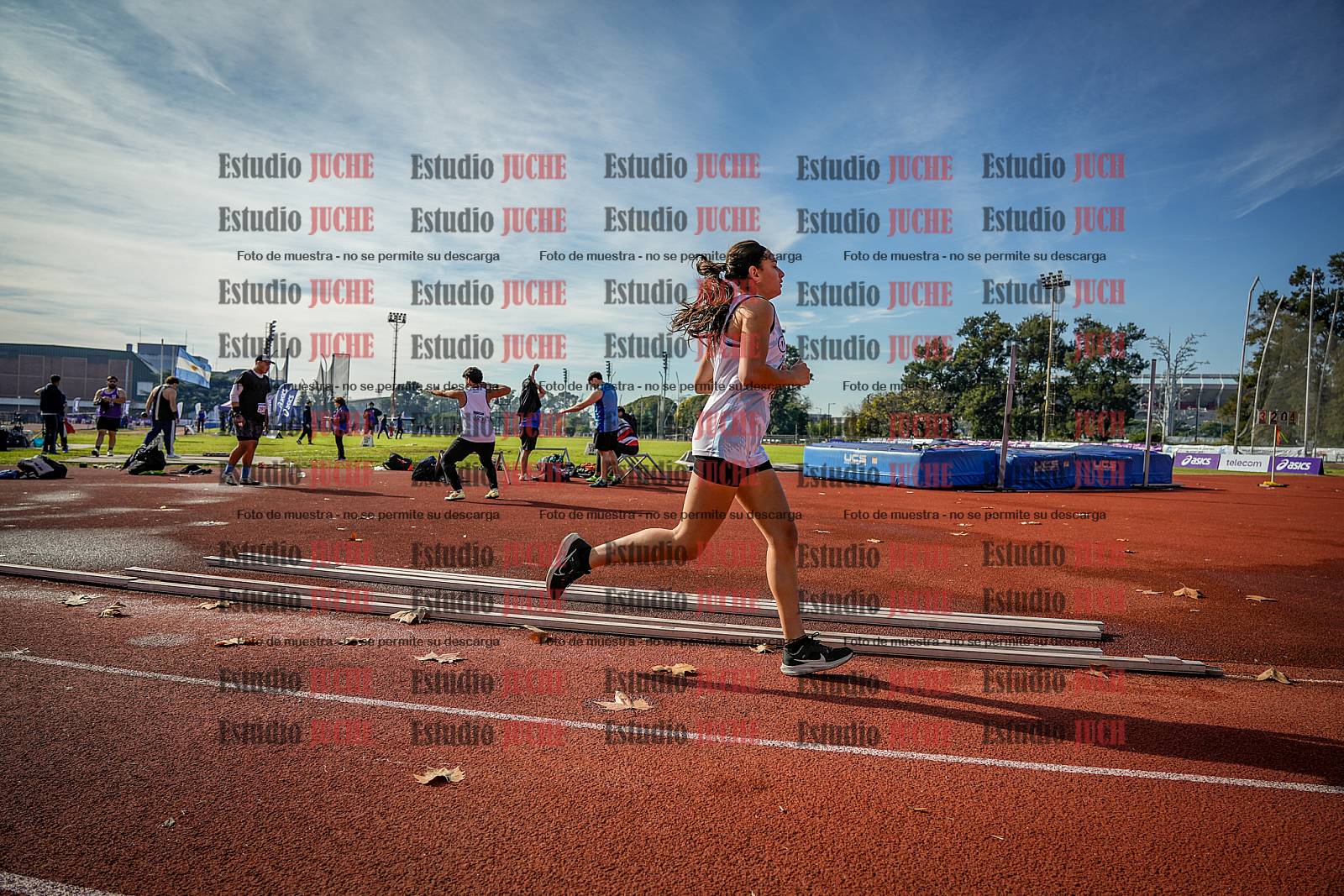 Fotos de los 800 m de mujeres - heptatlón 7