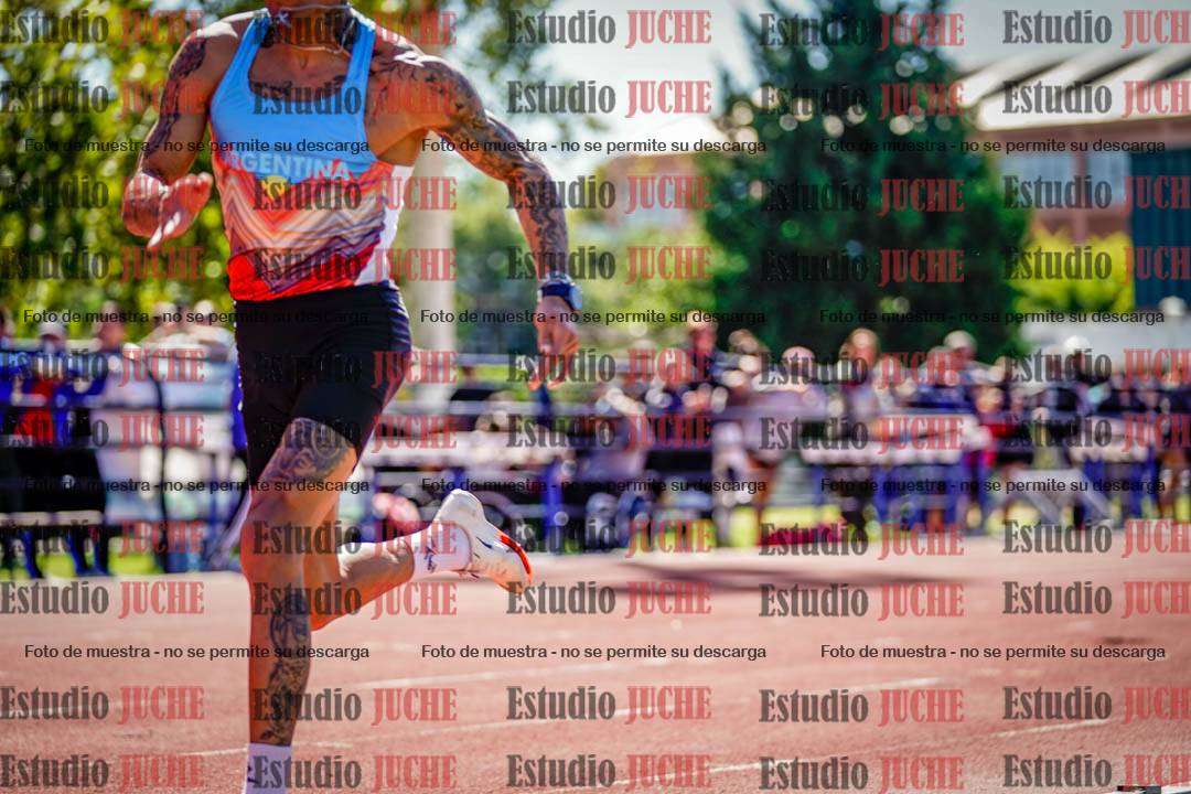 Fotos de los 100 m de varones