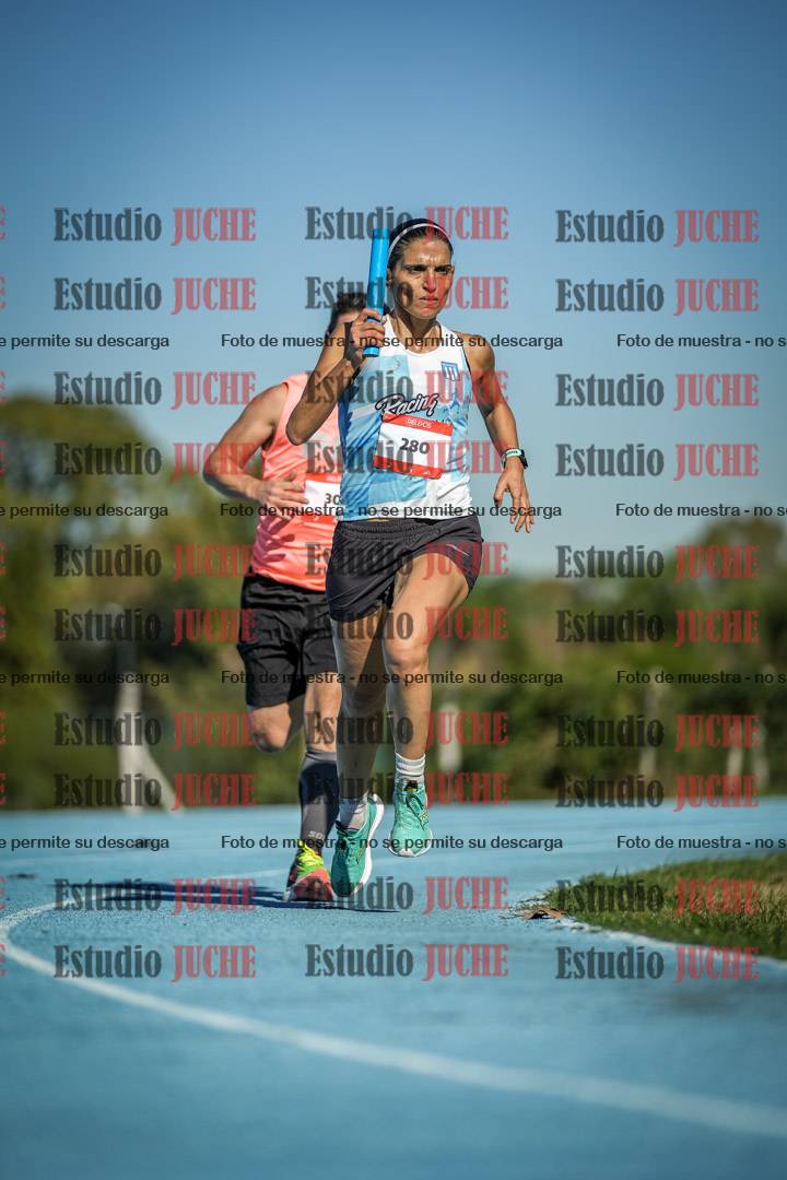 Fotos durante los relevos
