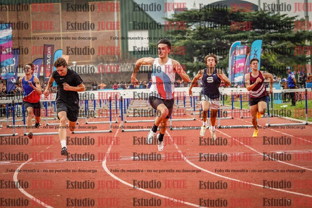 Fotos de los 110 m con vallas de varones - FINAL