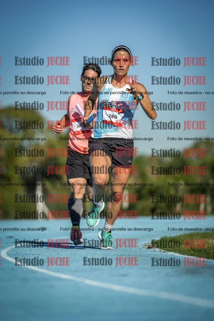 Fotos durante los relevos