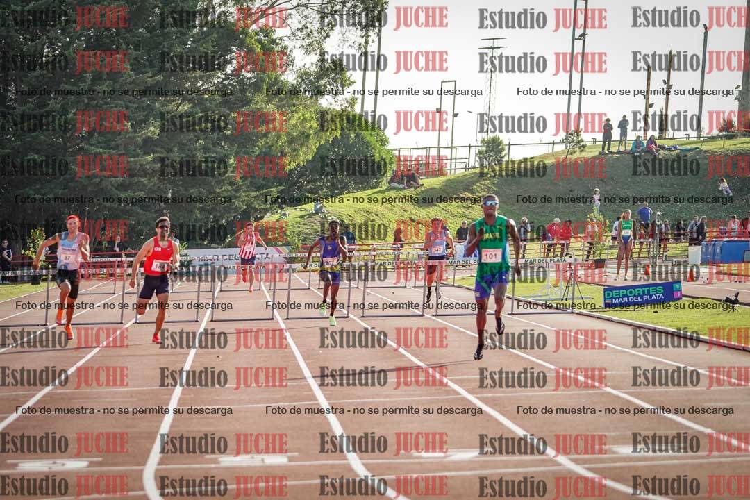Fotos de los 400 m con vallas de varones