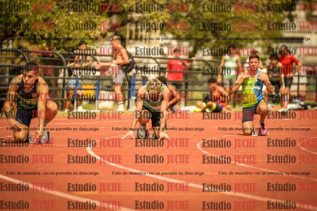 Fotos de los 200 m llanos de varones