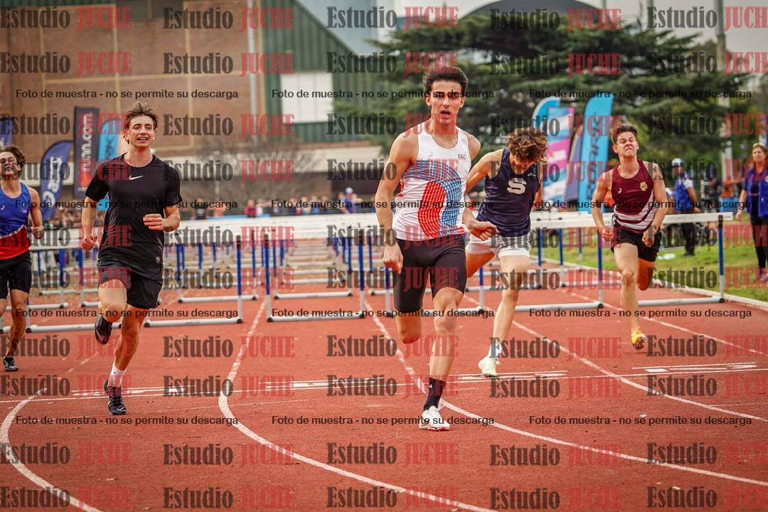 Fotos de los 110 m con vallas de varones - FINAL
