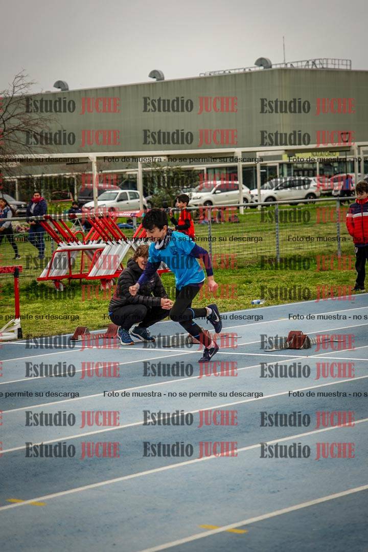 Fotos de los 50 m llanos de varones - U12