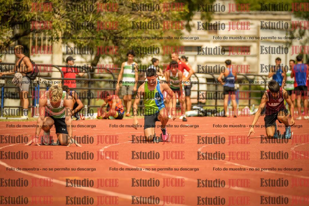 Fotos de los 200 m llanos de varones