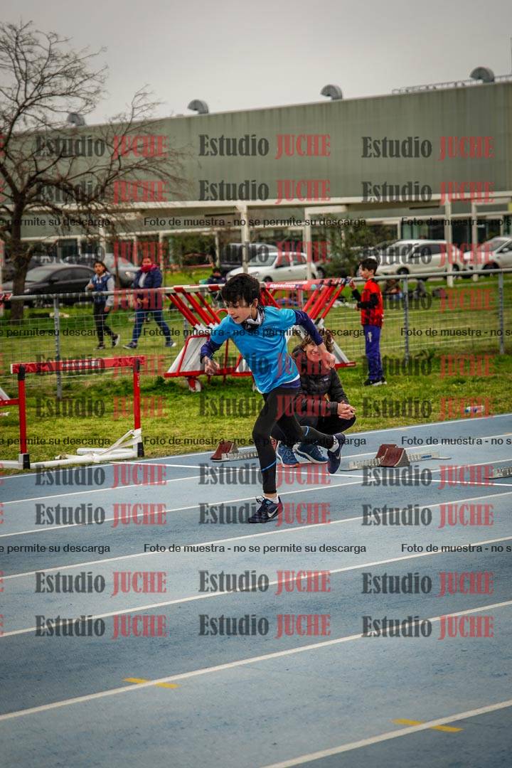Fotos de los 50 m llanos de varones - U12