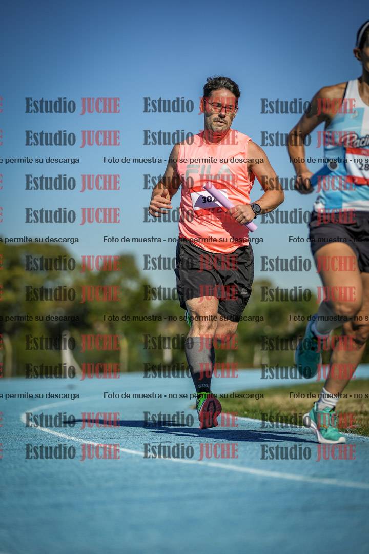 Fotos durante los relevos