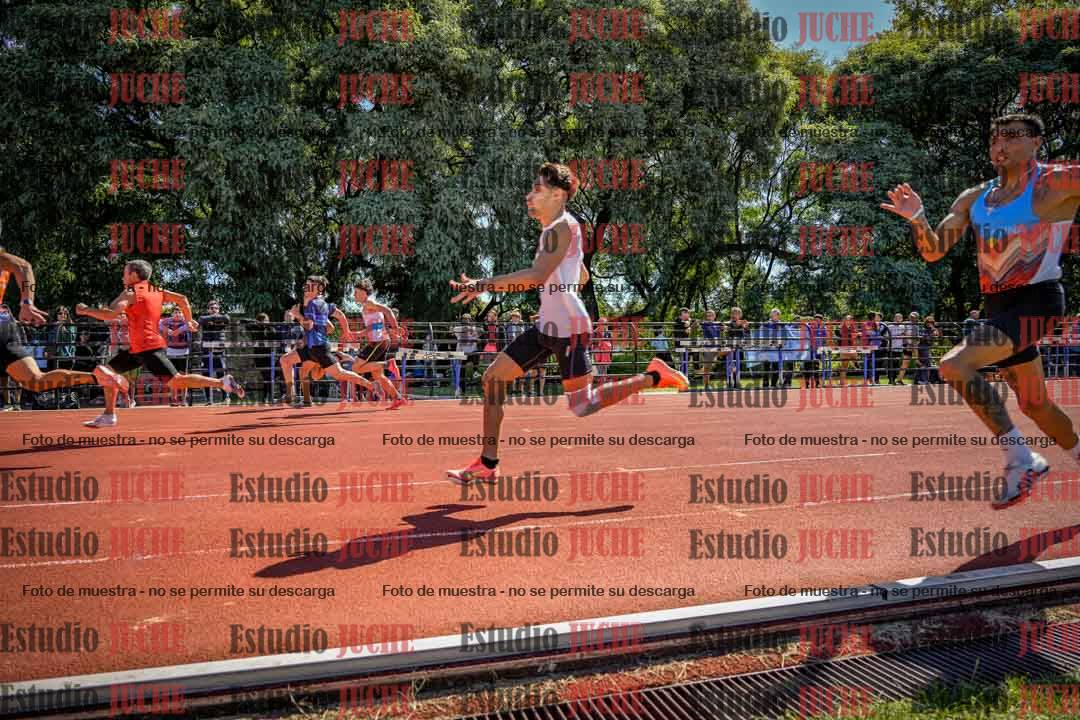 Fotos de los 100 m de varones