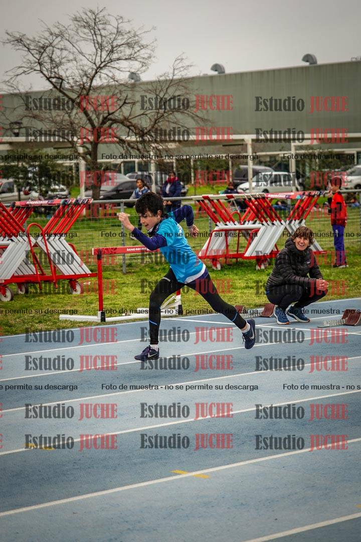 Fotos de los 50 m llanos de varones - U12