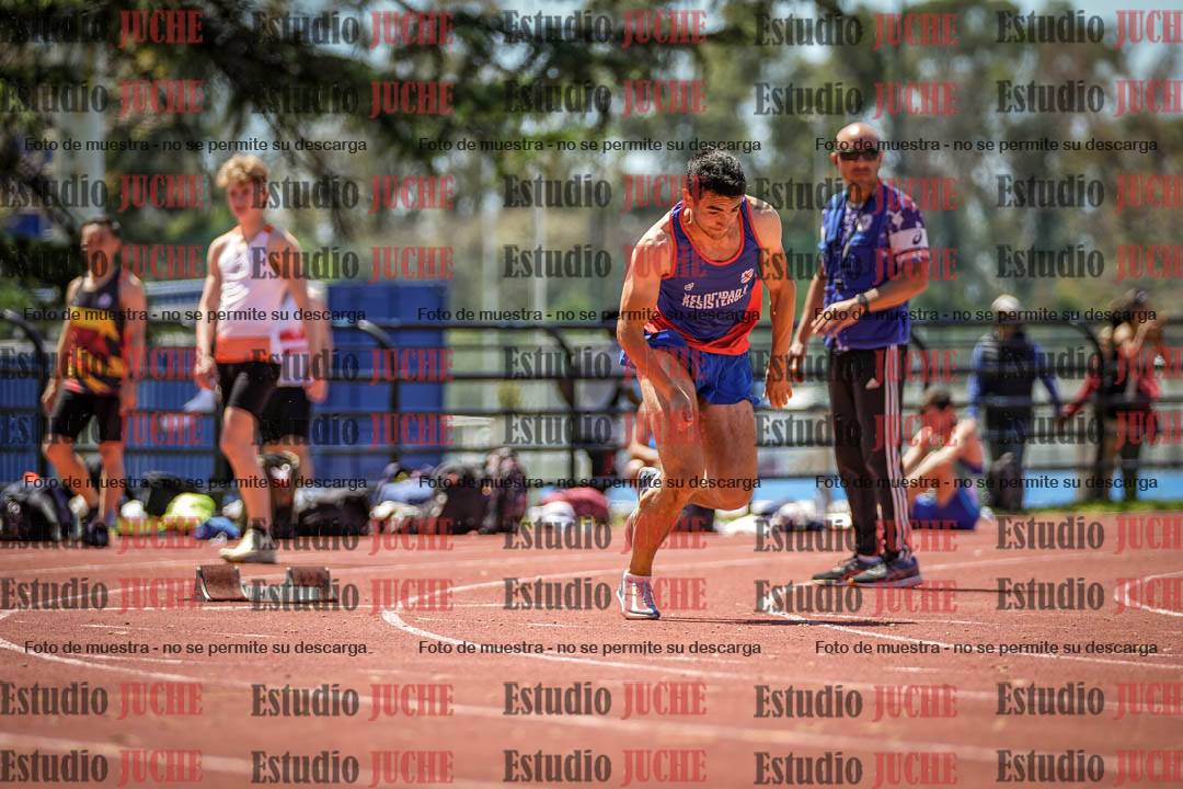 Fotos de los 100 m llanos de varones
