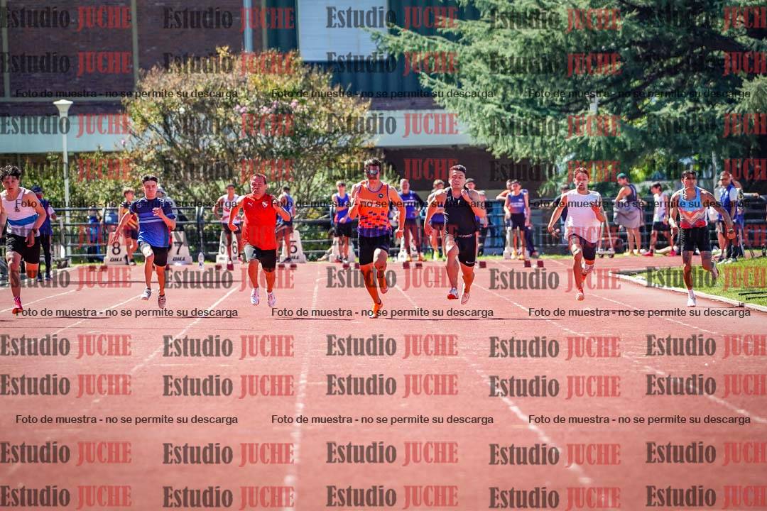 Fotos de los 100 m de varones