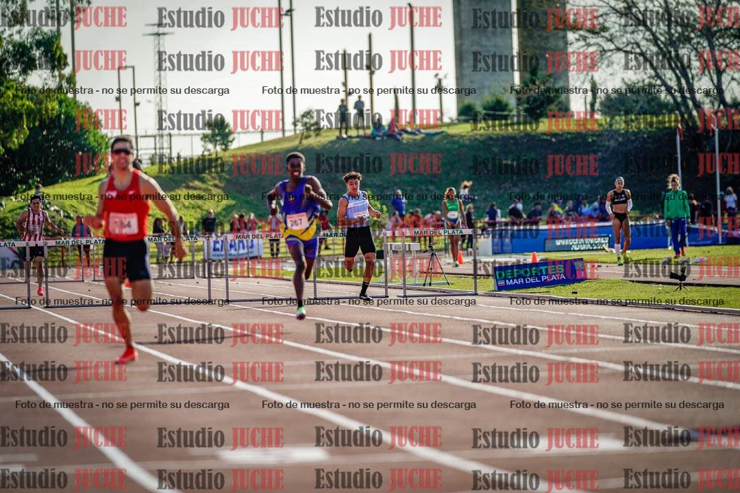 Fotos de los 400 m con vallas de varones