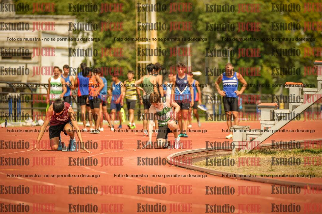 Fotos de los 200 m llanos de varones