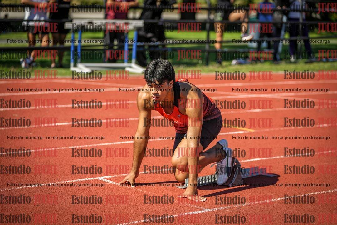 Fotos de los 200 m llanos de varones