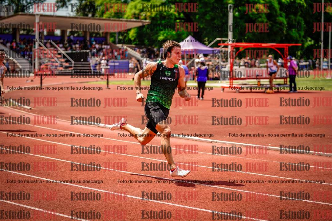 Fotos de los 400 m llanos de varones