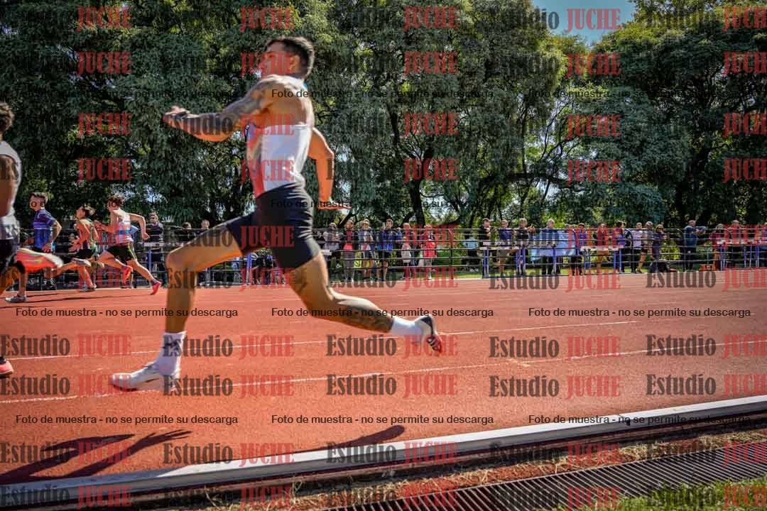Fotos de los 100 m de varones