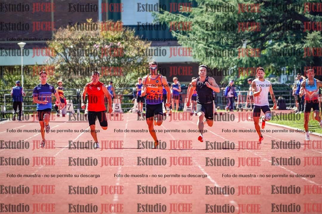 Fotos de los 100 m de varones