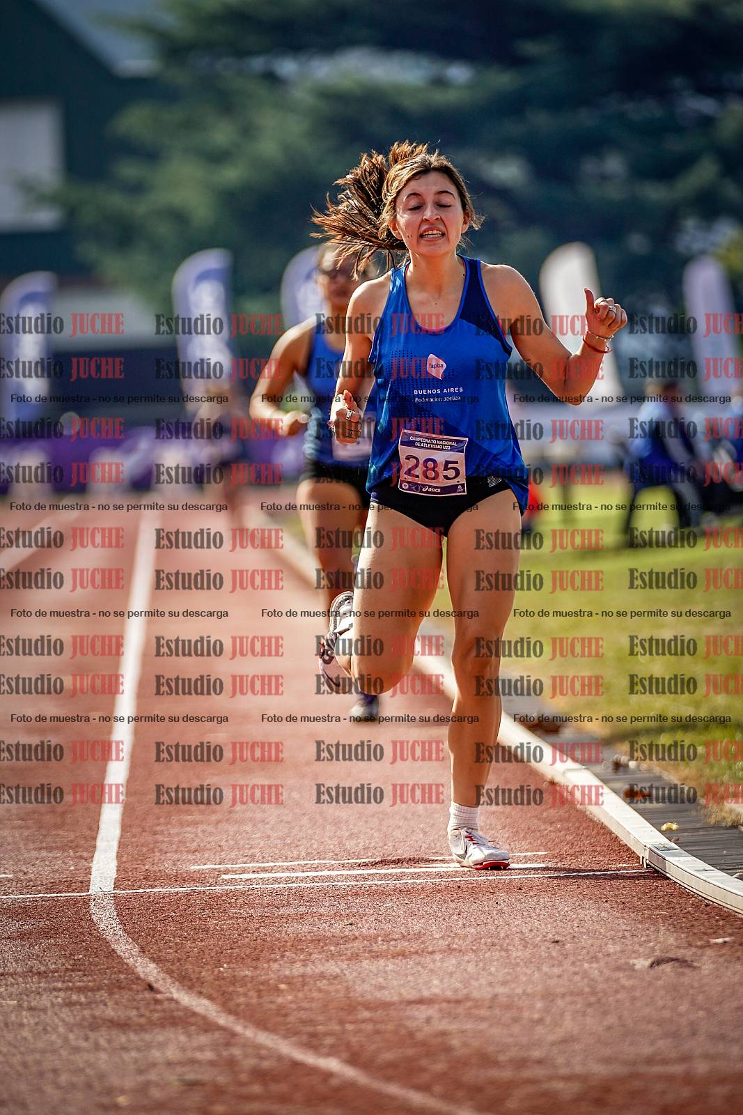 Fotos de los 800 m de mujeres - heptatlón 7