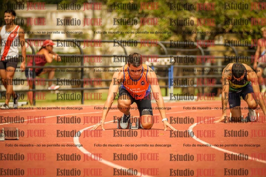 Fotos de los 200 m llanos de varones