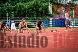 Fotos de los 100 m llanos de varones - decatlón 1