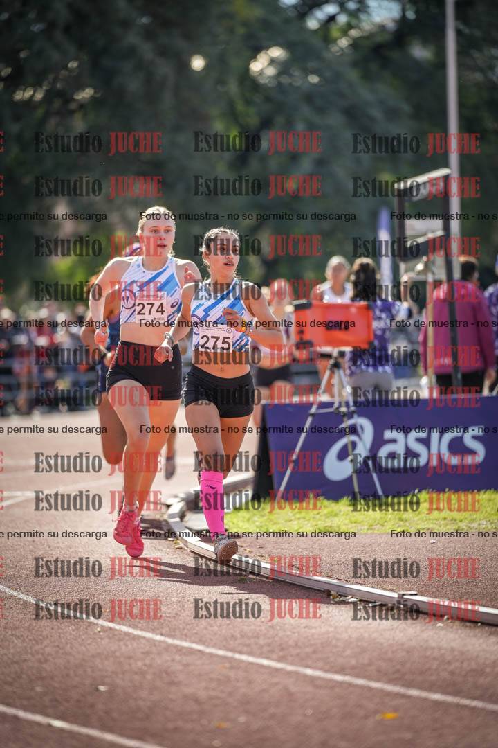 Fotos de los 800 m llanos de mujeres - heptatlón 7