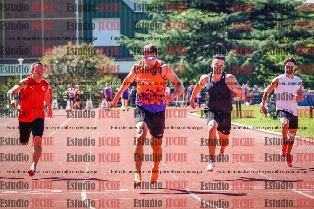 Fotos de los 100 m de varones