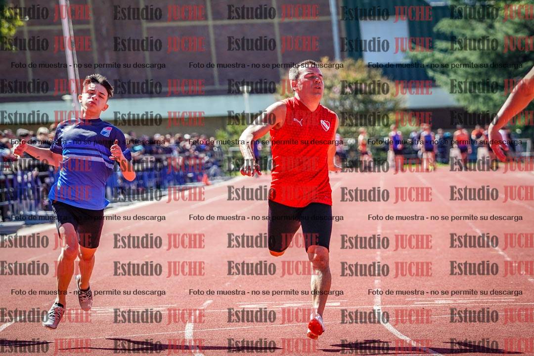 Fotos de los 100 m de varones