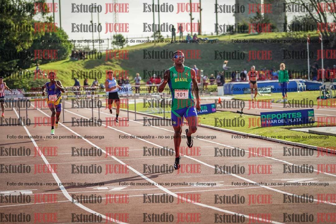 Fotos de los 400 m con vallas de varones