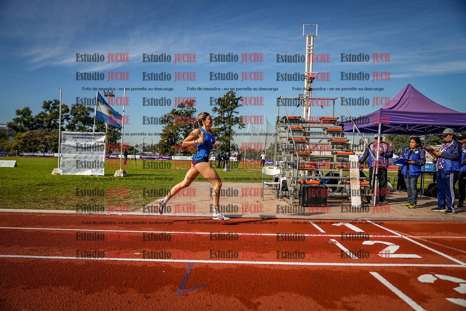 Fotos de los 800 m de mujeres - heptatlón 7