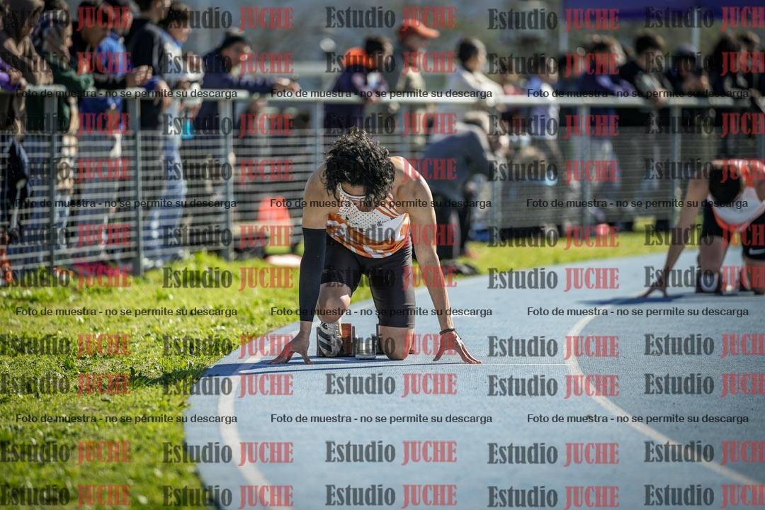 Fotos de los 400 m llanos de varones