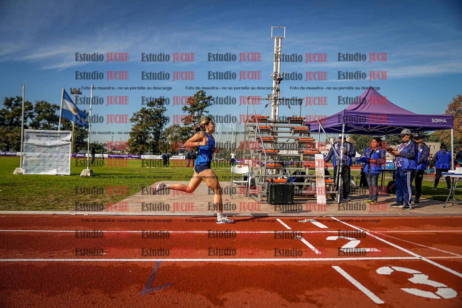 Fotos de los 800 m de mujeres - heptatlón 7