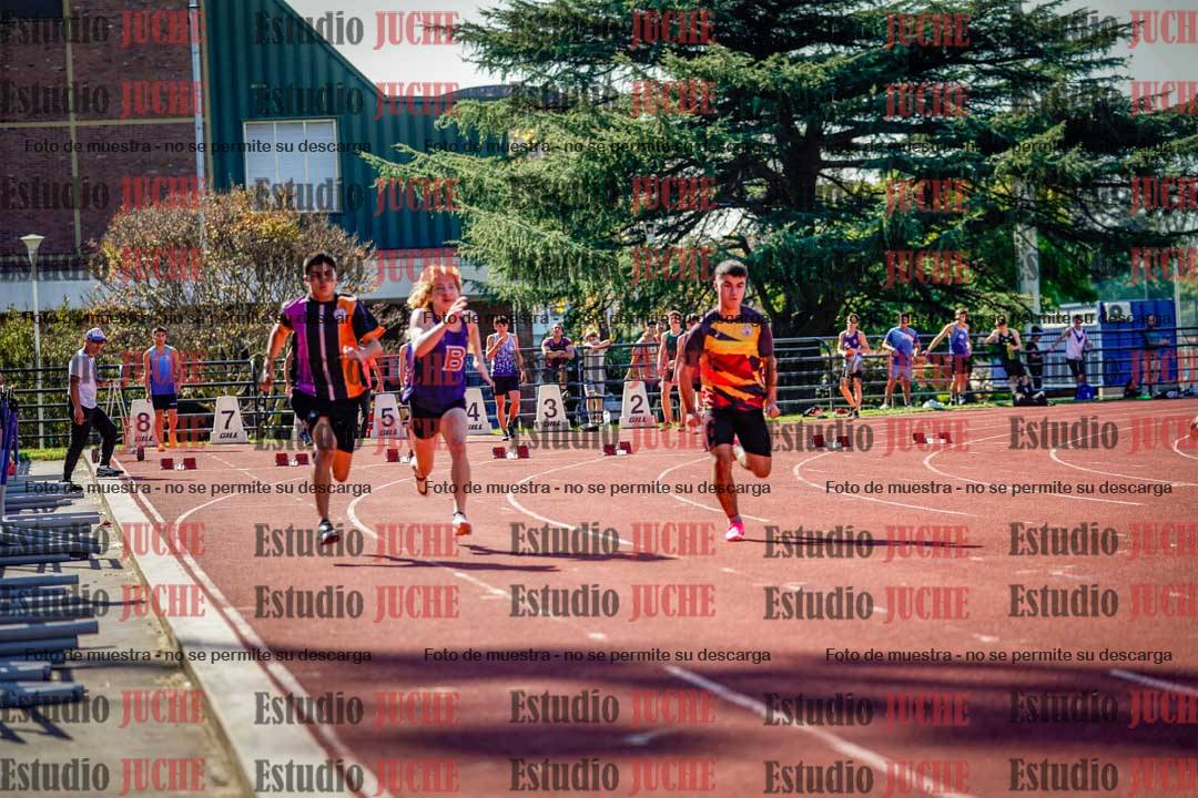 Fotos de los 100 m llanos de varones