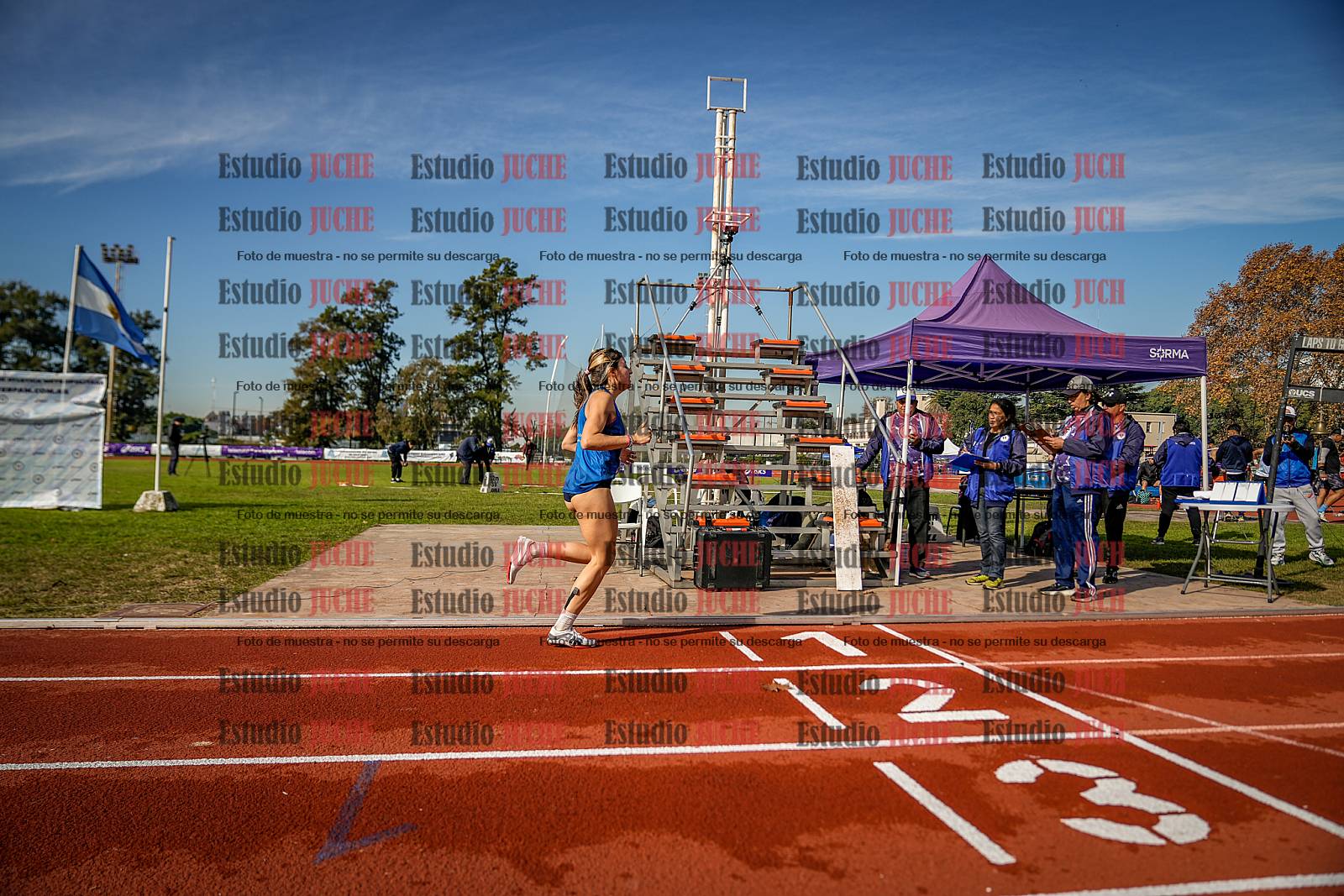 Fotos de los 800 m de mujeres - heptatlón 7