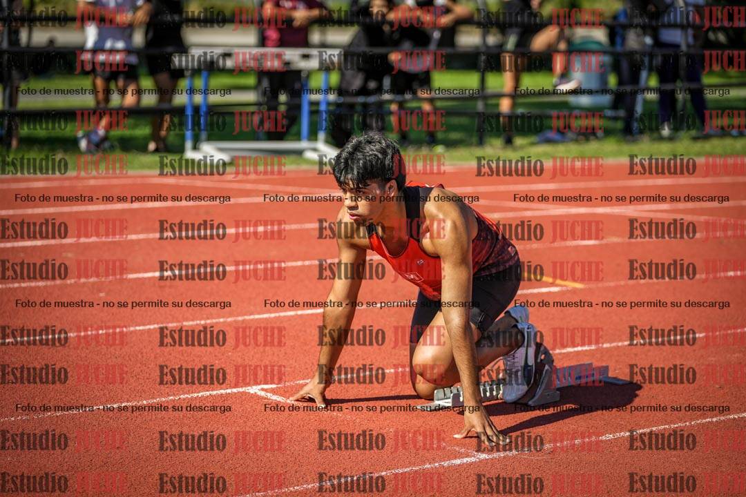 Fotos de los 200 m llanos de varones
