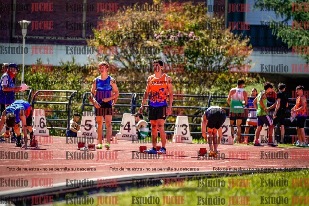 Fotos de los 100 m de varones