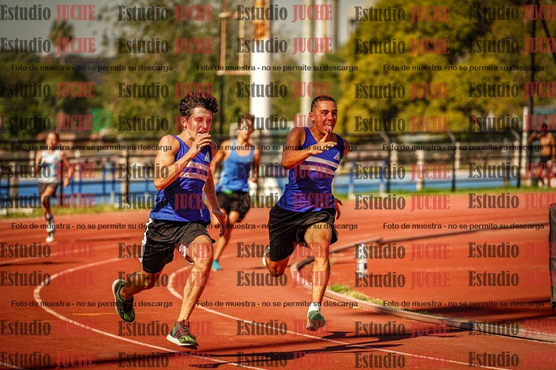 Fotos de los 200 m llanos de varones