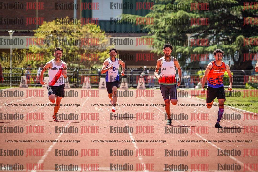Fotos de los 200 m llanos de varones